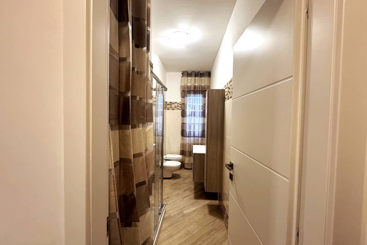Bagno e lavanderia di Dimora Eleonora
