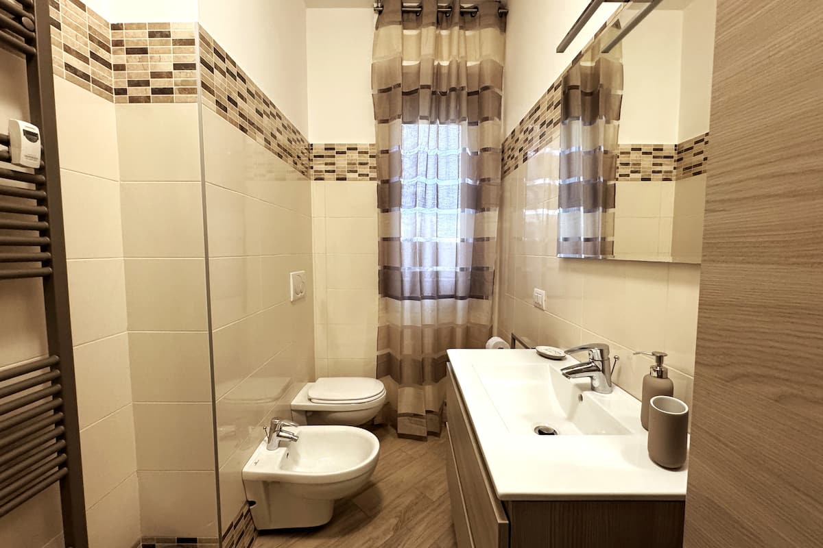 Bagno e lavanderia di Dimora Eleonora