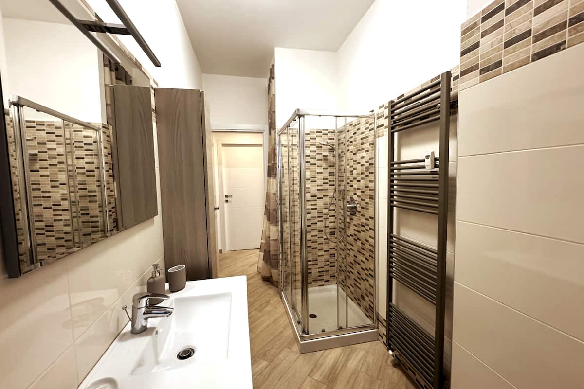 Bagno e lavanderia di Dimora Eleonora