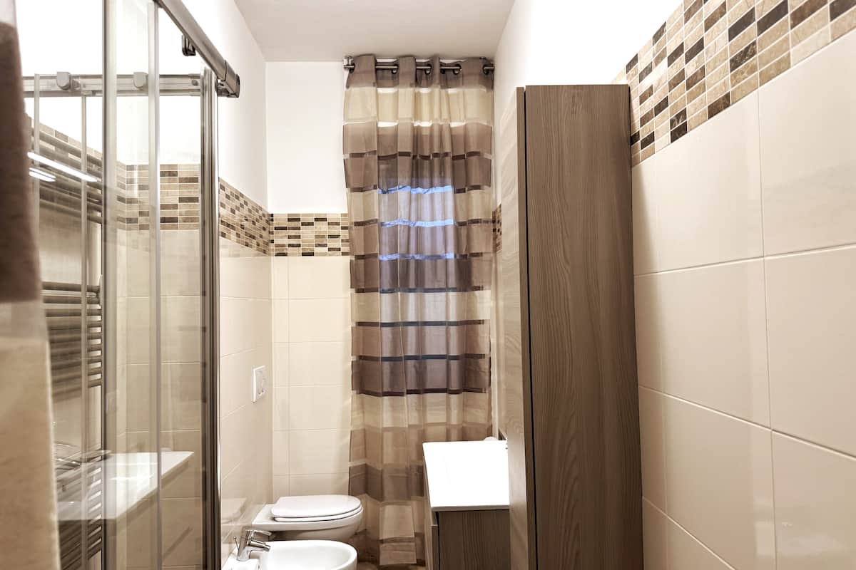 Bagno e lavanderia di Dimora Eleonora