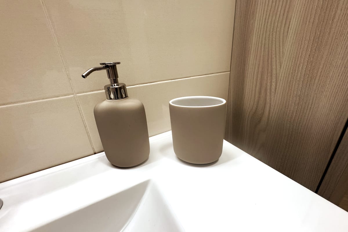 Bagno e lavanderia di Dimora Eleonora